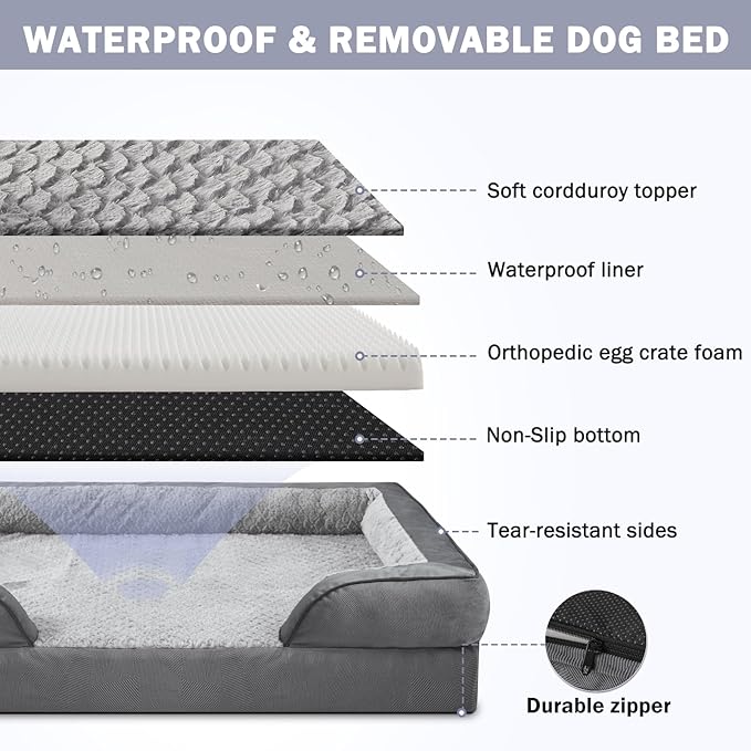 SnuggleNest™ Orthopedic Bolster Dog Bed